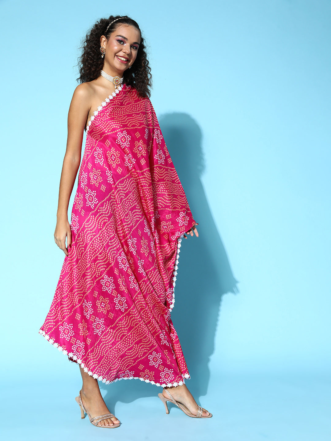 Rang Gali Saree Style Kaftan Dress