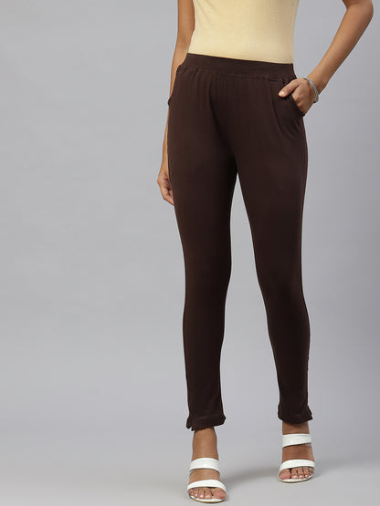 Rang Gali Regular Brown Cigarettes Trousers