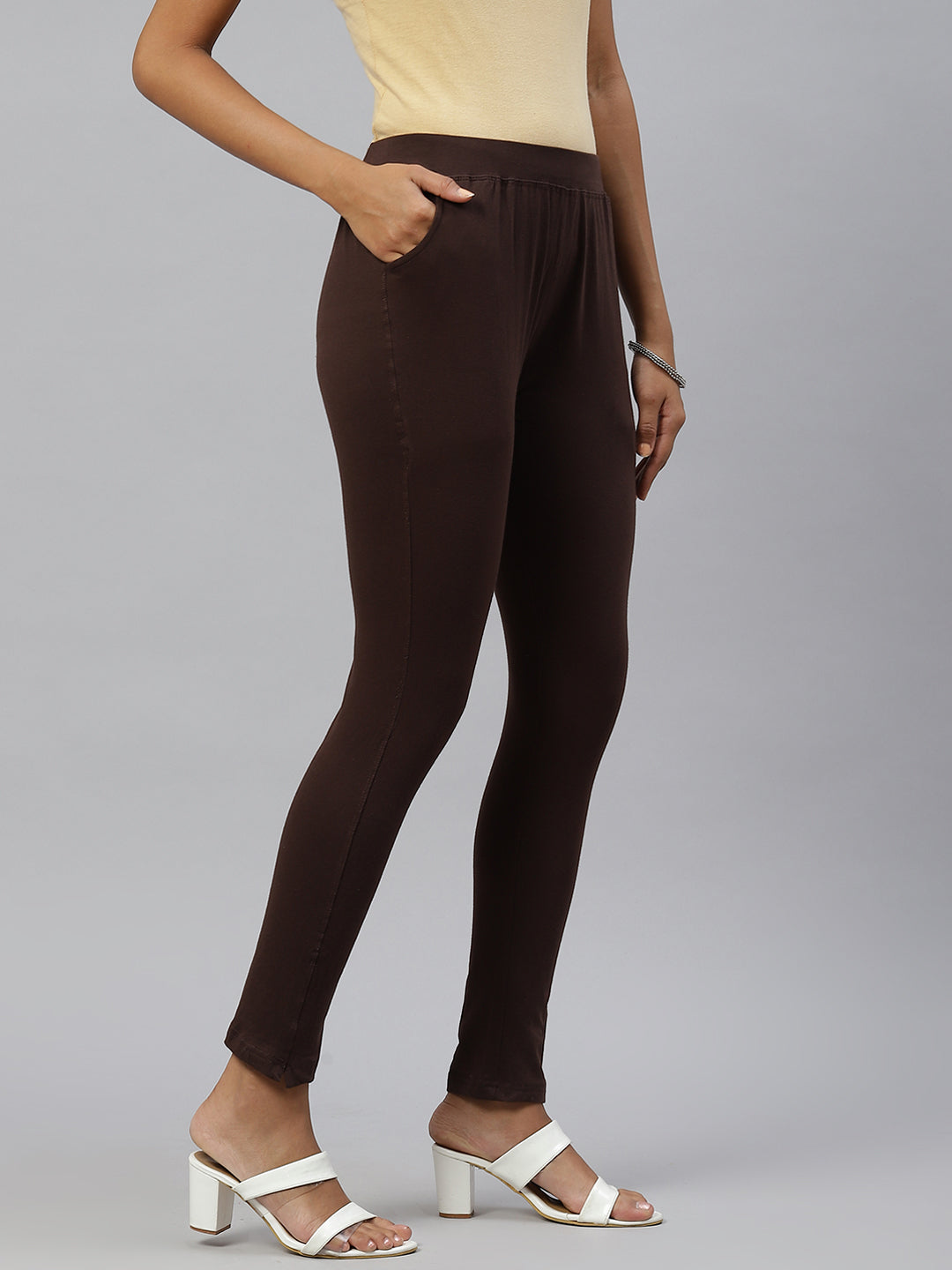 Rang Gali Regular Brown Cigarettes Trousers