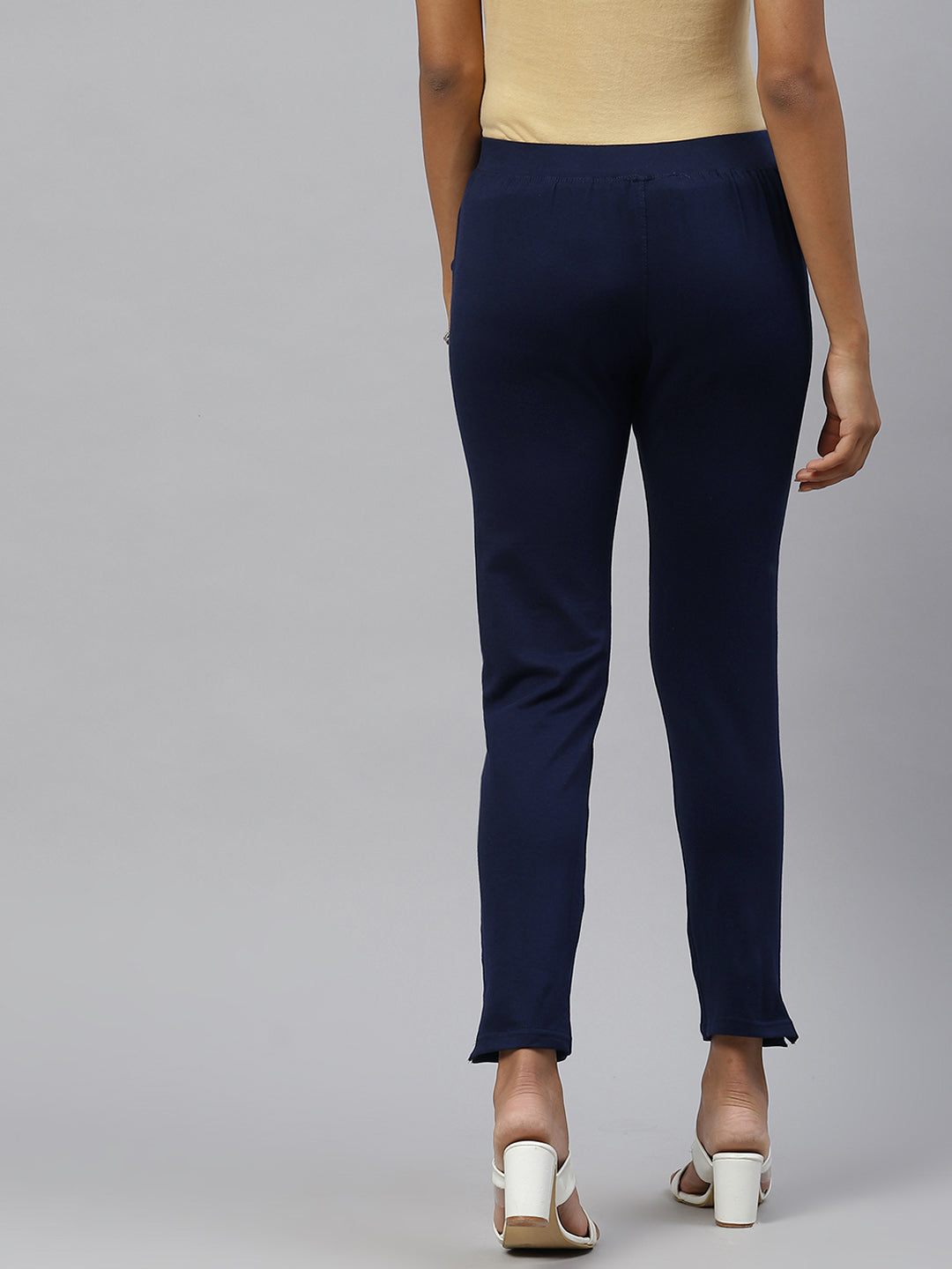 Rang Gali Regular Navy Blue Cigarettes Trousers