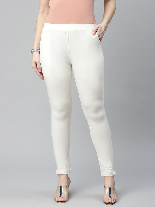 Rang Gali Regular Off-White Cigarettes Trousers